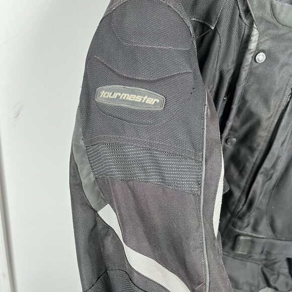 Tourmaster Mens Black Epic Transition Motorcycle Jacket Sz XXL - Picture 16 of 16